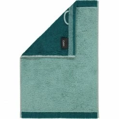 Schlussverkauf ? Cawö Plaid Gästetuch - 30x50 Cm - Seegrün ?