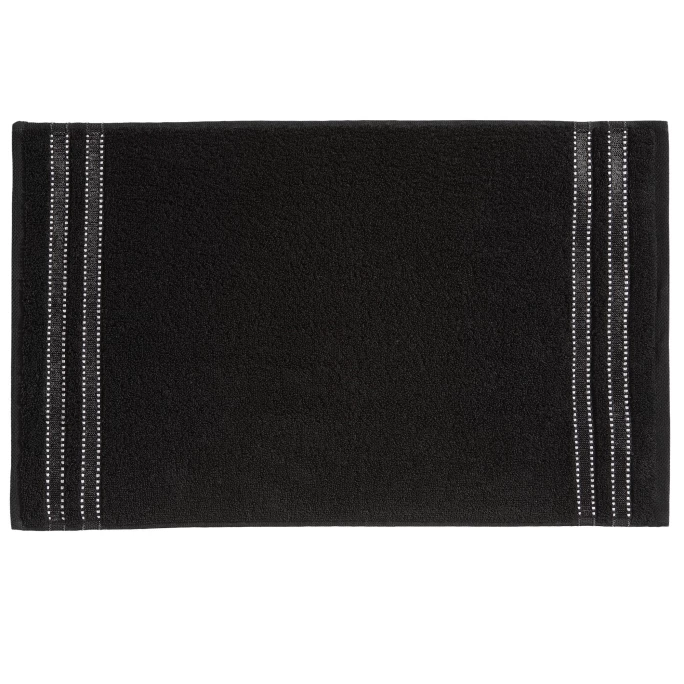 Aktion ? Vossen Cult De Luxe Gästetuch - 30x50 Cm - Schwarz ? 1 Aktion ? Vossen Cult De Luxe Gästetuch - 30x50 Cm - Schwarz ?