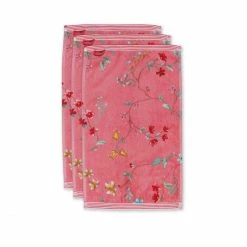 Top 10 ? Pip Studio Les Fleurs Gästetuch - 3er Set - 3er Set: 30x50 Cm - Pink ✨