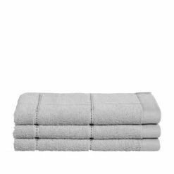 Am billigsten ? Seahorse Grace Cross Gästetuch 3er-Set - 30x50 Cm - Hellgrau ❤️