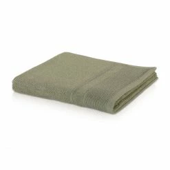 Schlussverkauf ? Möve WELLBEING Perlstruktur Mit Biesen Gästetuch - 30x50 Cm - Moss ❤️