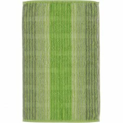 Blitzangebot ? Cawö Noblesse Cashmere Streifen-Gästetuch - 30x50 Cm - Kiwi ?