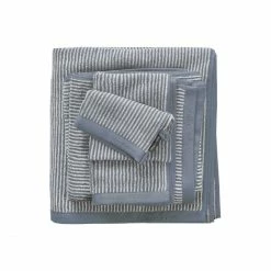 Coupon ⌛ Marc O'Polo Timeless Tone Stripe Gästetuch - 30x50 Cm - Smoke Blue/off White ?