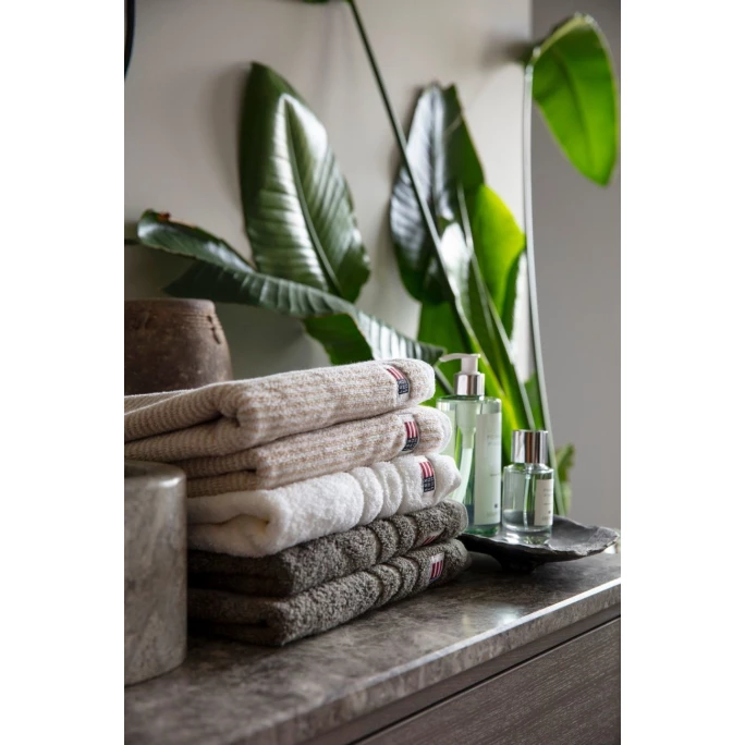 Besorgen ? LEXINGTON Original Towel Striped Gästetuch - 30x50 Cm - White/tan ? 2 Besorgen ? LEXINGTON Original Towel Striped Gästetuch - 30x50 Cm - White/tan ? – Bild 2