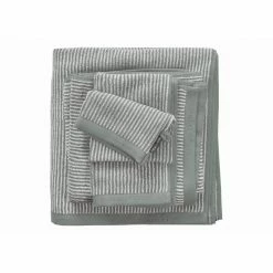 Brandneu ? Marc O'Polo Timeless Tone Stripe Gästetuch - 30x50 Cm - Green/off White ?