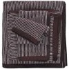Aktion ? Marc O'Polo Timeless Tone Stripe Gästetuch - 30x50 Cm - Aubergine / Lavender Mist ? -Cawö store unnamed file 226