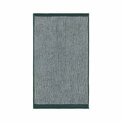 Großhandel ⭐ Marc O'Polo Timeless Tone Stripe Gästetuch - 30x50 Cm - Pine Green/Offwhite ❤️