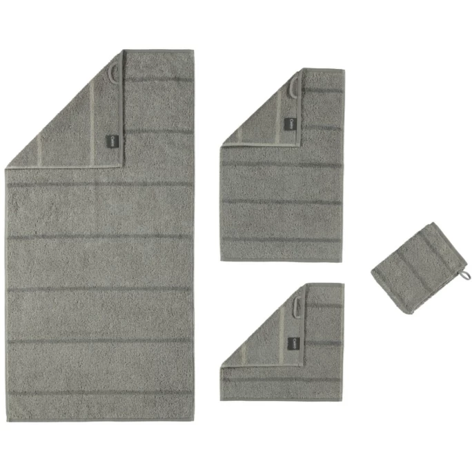 Brandneu ✨ Cawö Code Wendestreifen Gästetuch - 30x50 Cm - Greige ? 2 Brandneu ✨ Cawö Code Wendestreifen Gästetuch - 30x50 Cm - Greige ? – Bild 2