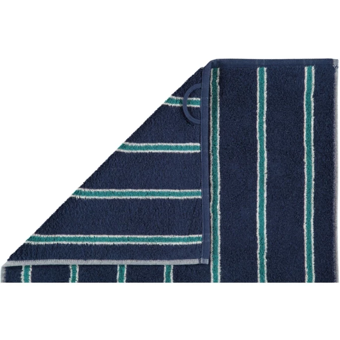Top 10 ? Cawö CAWÖ Polo Streifen Gästetuch - 30x50 Cm - Navy ? 2 Top 10 ? Cawö CAWÖ Polo Streifen Gästetuch - 30x50 Cm - Navy ? – Bild 2