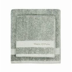 Bester Verkauf ✔️ Marc O'Polo Melange Gästetuch - 30x50 Cm - Green/off White ⌛