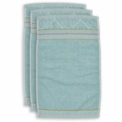 Beste Bewertungen von ? Pip Studio Soft Zellige Gästetuch - 3er Set - 3er Set: 30x50 Cm - Blue ?