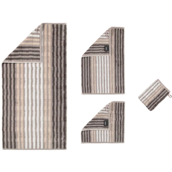 Rabatt ? Cawö Noblesse Seasons Stripes Gästetuch - 30x50 Cm - Sand ? 3 Rabatt ? Cawö Noblesse Seasons Stripes Gästetuch - 30x50 Cm - Sand ? – Bild 3
