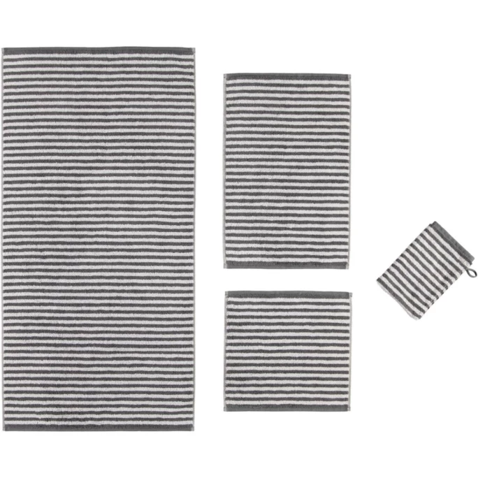 Rabatt ? Cawö Campus Ringel Gästetuch - 30x50 Cm - Anthrazit ✨ 2 Rabatt ? Cawö Campus Ringel Gästetuch - 30x50 Cm - Anthrazit ✨ – Bild 2