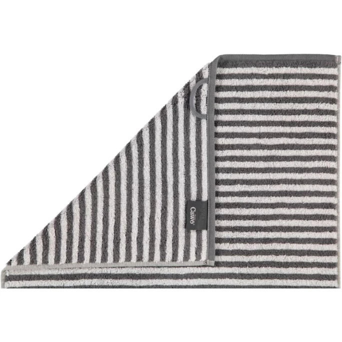 Rabatt ? Cawö Campus Ringel Gästetuch - 30x50 Cm - Anthrazit ✨ 3 Rabatt ? Cawö Campus Ringel Gästetuch - 30x50 Cm - Anthrazit ✨ – Bild 3