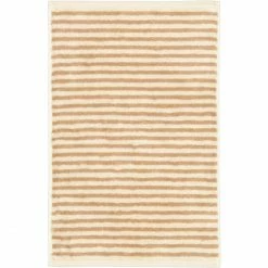 Billig ? Cawö Natural Streifen Gästetuch - 30x50 Cm - Natur-caramel ✨
