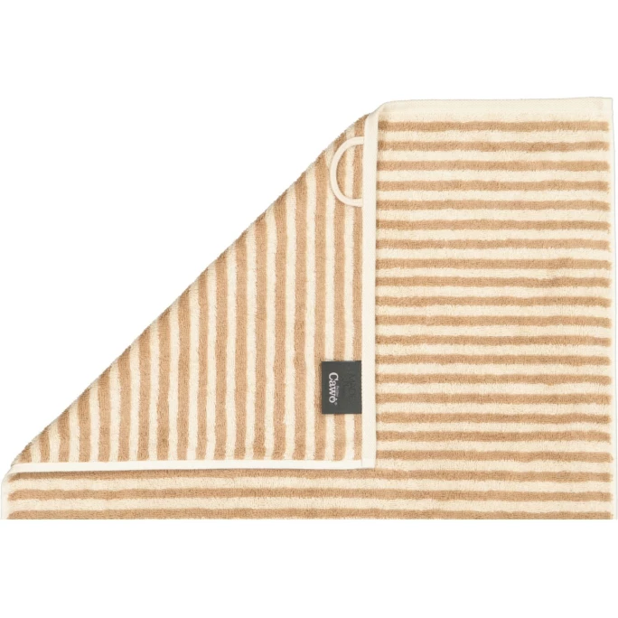 Billig ? Cawö Natural Streifen Gästetuch - 30x50 Cm - Natur-caramel ✨ 2 Billig ? Cawö Natural Streifen Gästetuch - 30x50 Cm - Natur-caramel ✨ – Bild 2
