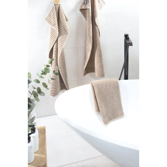 Billig ? Cawö Natural Streifen Gästetuch - 30x50 Cm - Natur-caramel ✨ 4 Billig ? Cawö Natural Streifen Gästetuch - 30x50 Cm - Natur-caramel ✨ – Bild 4