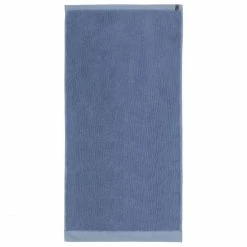 Budget ? ESSENZA HOME Essenza Connect Organic Lines Bio-Gästetuch - 30x50 Cm - Blue ?