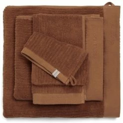 Blitzangebot ? ESSENZA HOME ESSENZA Connect Organic Lines Bio-Gästetuch - 30x50 Cm - Leather Brown ⭐ -Cawö store unnamed file 355