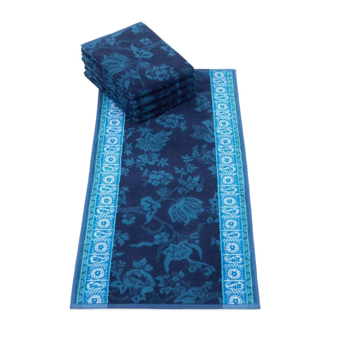 Auslauf ❤️ Bassetti GENOVA Gästetuch - 40x60 Cm - B1-blau ? 1 Auslauf ❤️ Bassetti GENOVA Gästetuch - 40x60 Cm - B1-blau ?