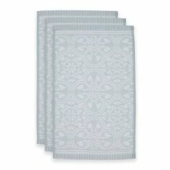 Brandneu ? Pip Studio Tile De Pip Gästetuch - 3er Set - 3er Set: 30x50 Cm - Light Blue ✔️
