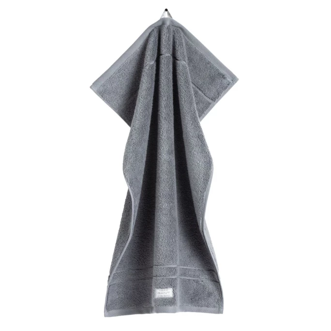 Brandneu ⌛ GANT ORGANIC PREMIUM Bio-Gästetuch - 30x50 Cm - Elephant Grey ? 1 Brandneu ⌛ GANT ORGANIC PREMIUM Bio-Gästetuch - 30x50 Cm - Elephant Grey ?