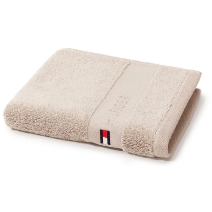 Auslauf ? Tommy Hilfiger LEGEND 2 Gästetuch - 40x60 Cm - Sand ? 1 Auslauf ? Tommy Hilfiger LEGEND 2 Gästetuch - 40x60 Cm - Sand ?