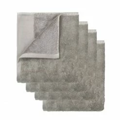 Großhandel ? Blomus RIVA Gästehandtuch 4er-Set (GOTS-zertifiziert) - 4 Stück à 30x30 Cm - Satellite ?