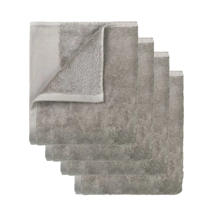 Großhandel ? Blomus RIVA Gästehandtuch 4er-Set (GOTS-zertifiziert) - 4 Stück à 30x30 Cm - Satellite ? 1 Großhandel ? Blomus RIVA Gästehandtuch 4er-Set (GOTS-zertifiziert) - 4 Stück à 30x30 Cm - Satellite ?