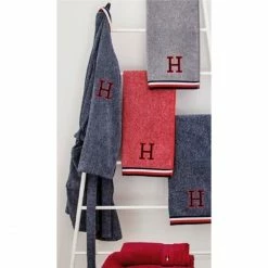 Alternative view of Auslauf ? Tommy Hilfiger Teddy Gästetuch - 40x60 Cm - Navy ✨