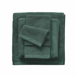 Alternative view of Rabatt ? Marc O'Polo Timeless Uni Gästetuch - 30x50 Cm - Pine Green ?