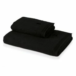 Auslauf ? Möve Superwuschel Gästetuch - Neu Mit 550 G/m² - 30x50 Cm - Black ?