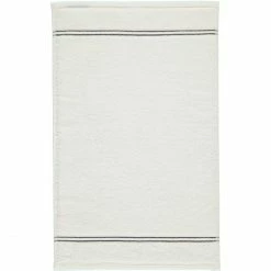 Schlussverkauf ✔️ Cawö CAWÖ Carat Borte Gästetuch - 30x50 Cm - Weiß ?