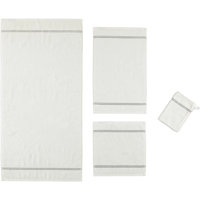 Schlussverkauf ✔️ Cawö CAWÖ Carat Borte Gästetuch - 30x50 Cm - Weiß ? 3 Schlussverkauf ✔️ Cawö CAWÖ Carat Borte Gästetuch - 30x50 Cm - Weiß ? – Bild 3