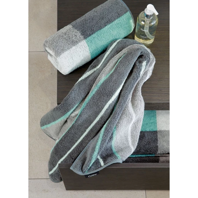 Aktion ? Cawö Studio KARO Gästetuch - 30x50 Cm - Türkis ? 3 Aktion ? Cawö Studio KARO Gästetuch - 30x50 Cm - Türkis ? – Bild 3